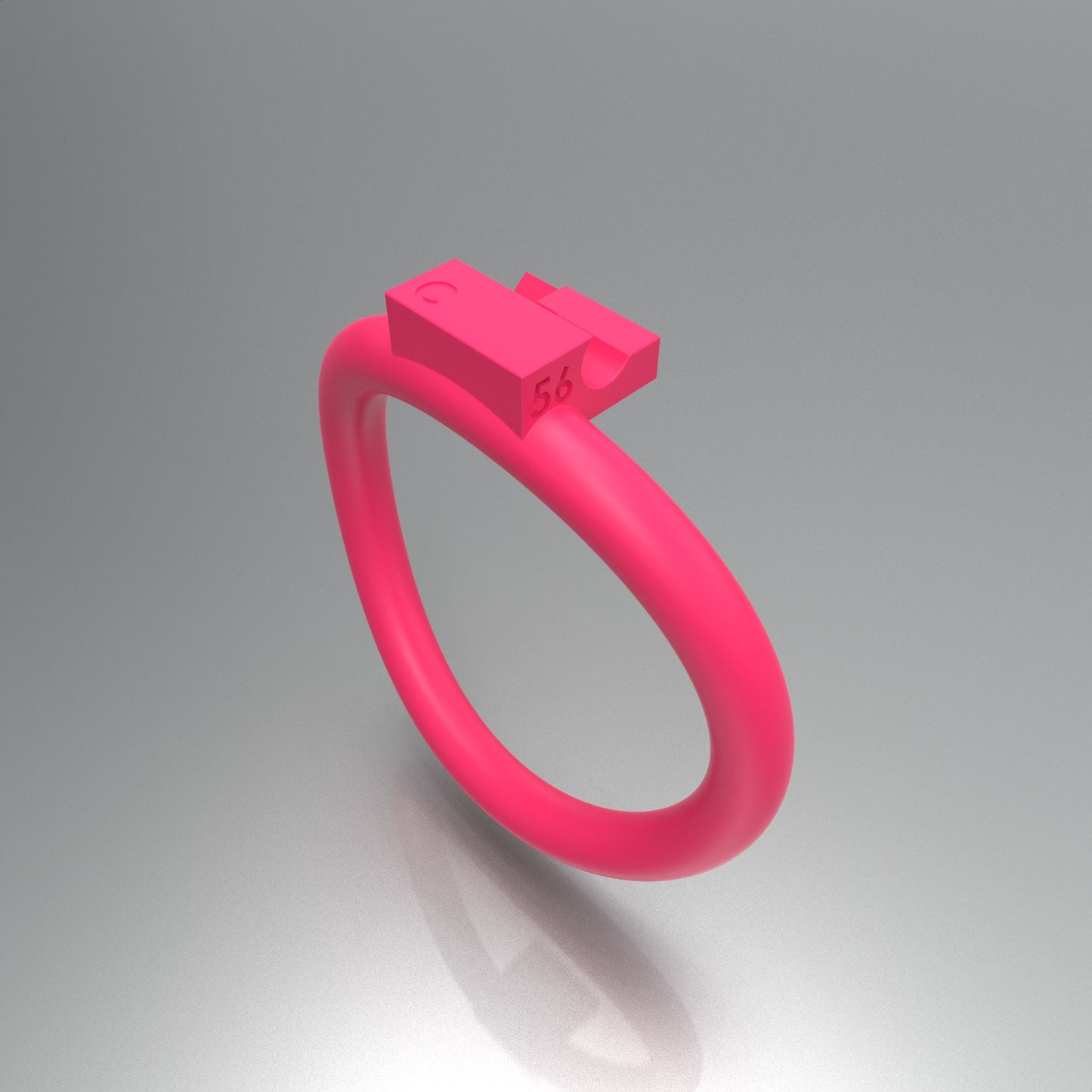 Customized Chastity Ring 56 C ( Ring only )