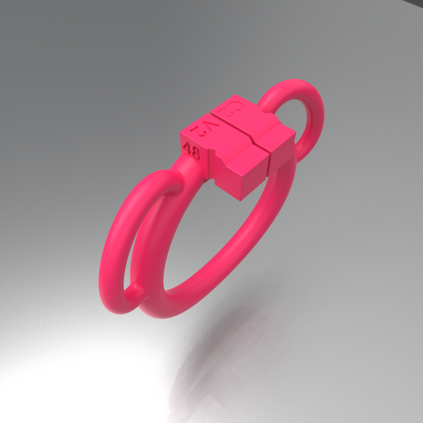 Customized Chastity Ring 48 C2 CLICK ( Ring only )