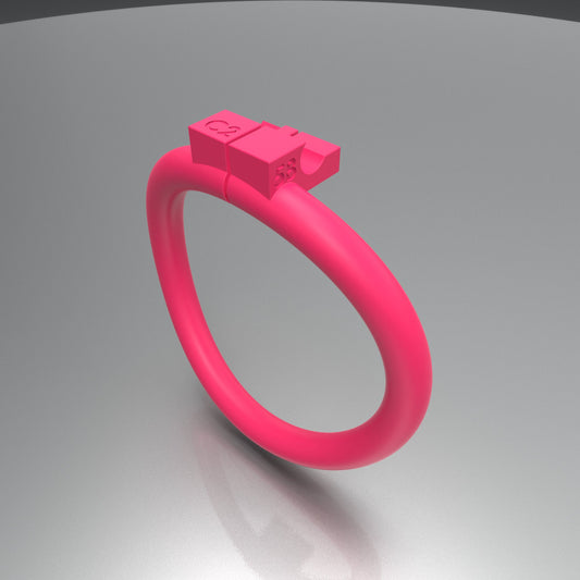 Customized Chastity Ring 58  C2 ( Ring only )