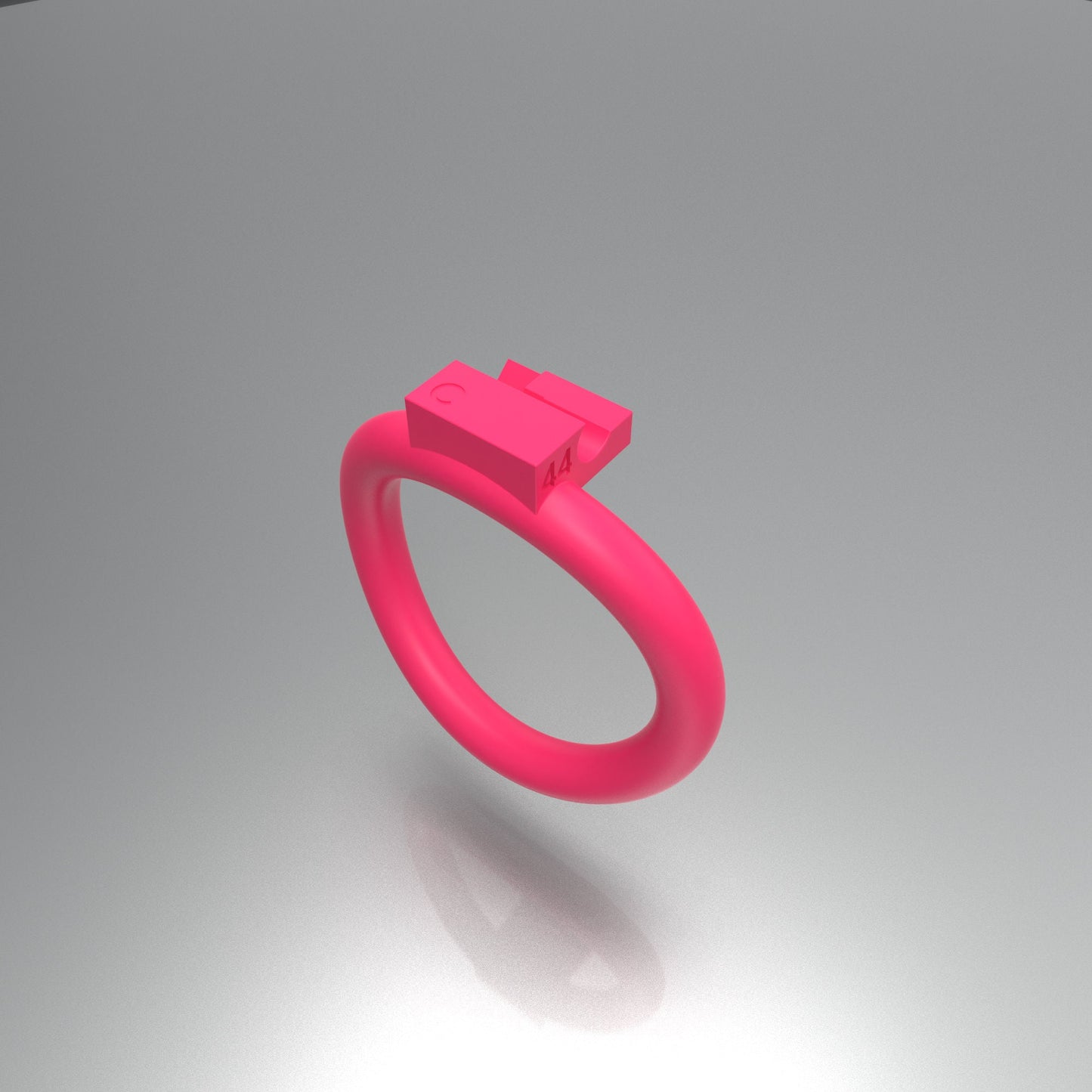 Customized Chastity Ring 44 C ( Ring only )