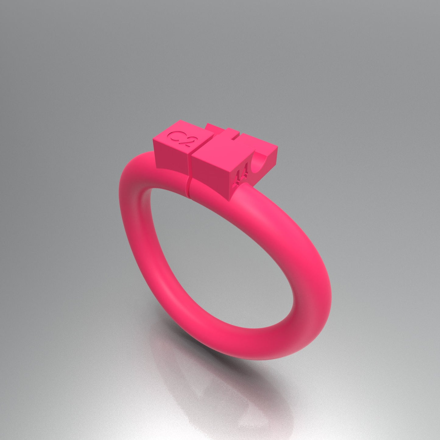 Customized Chastity Ring 44 C2 ( Ring only )