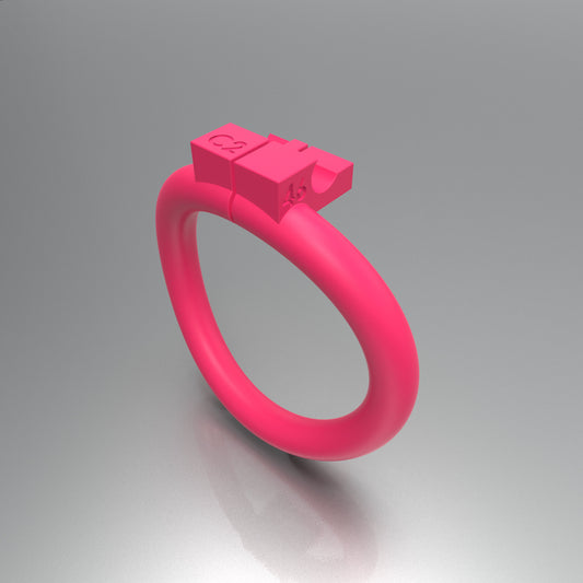 Customized Chastity Ring 46 C2 ( Ring only )