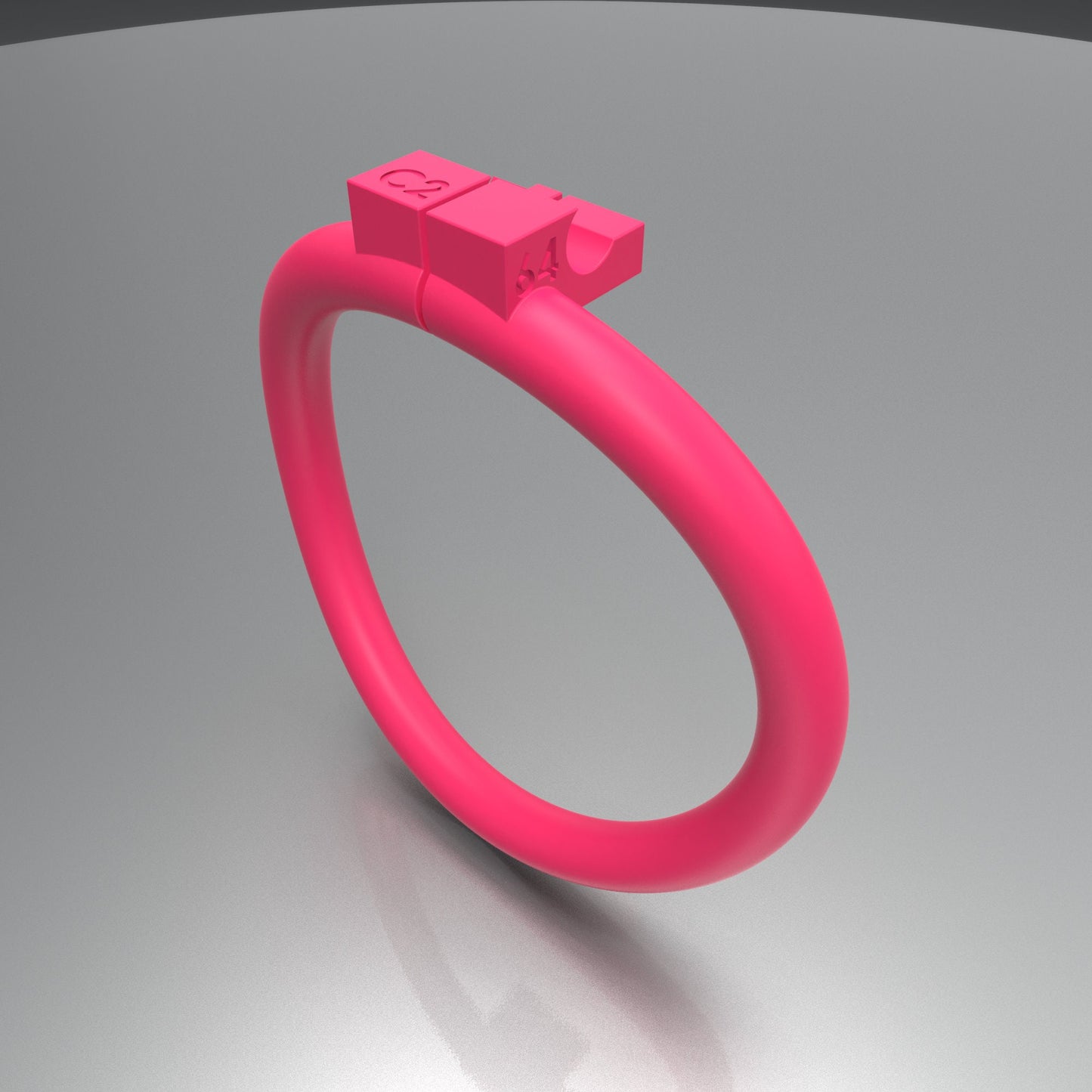 Customized Chastity Ring 64  C2 ( Ring only )