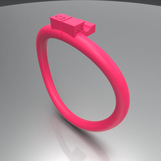 Customized Chastity Ring 68  C2 ( Ring only )