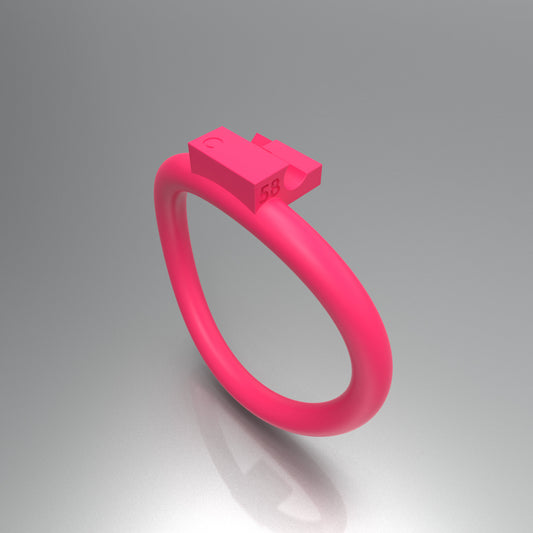 Customized Chastity Ring 58  C ( Ring only )