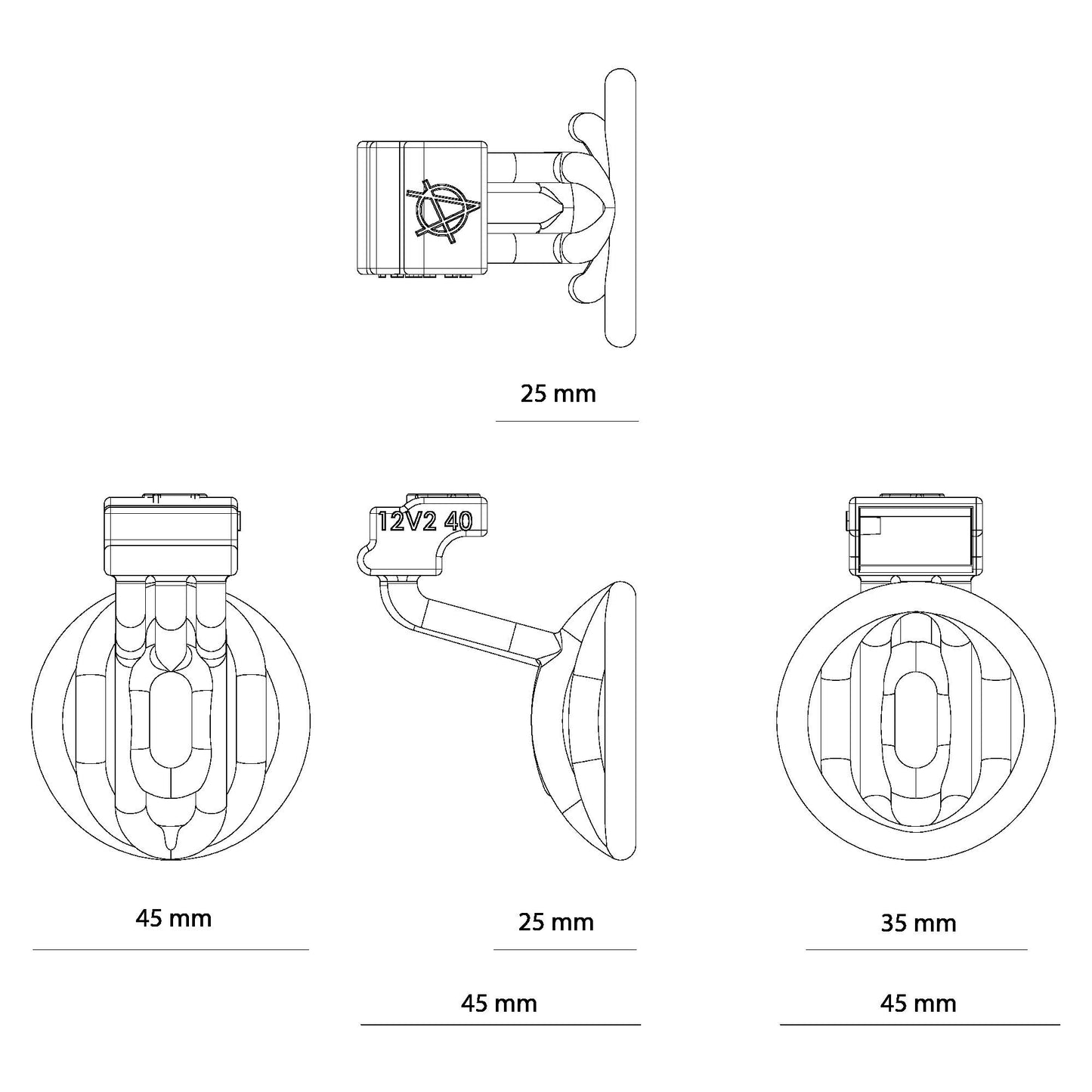 Alcatraz  Inverted Cage 12 35 V2 -40 ( Cage only ) Multicored Customised Male Chastity