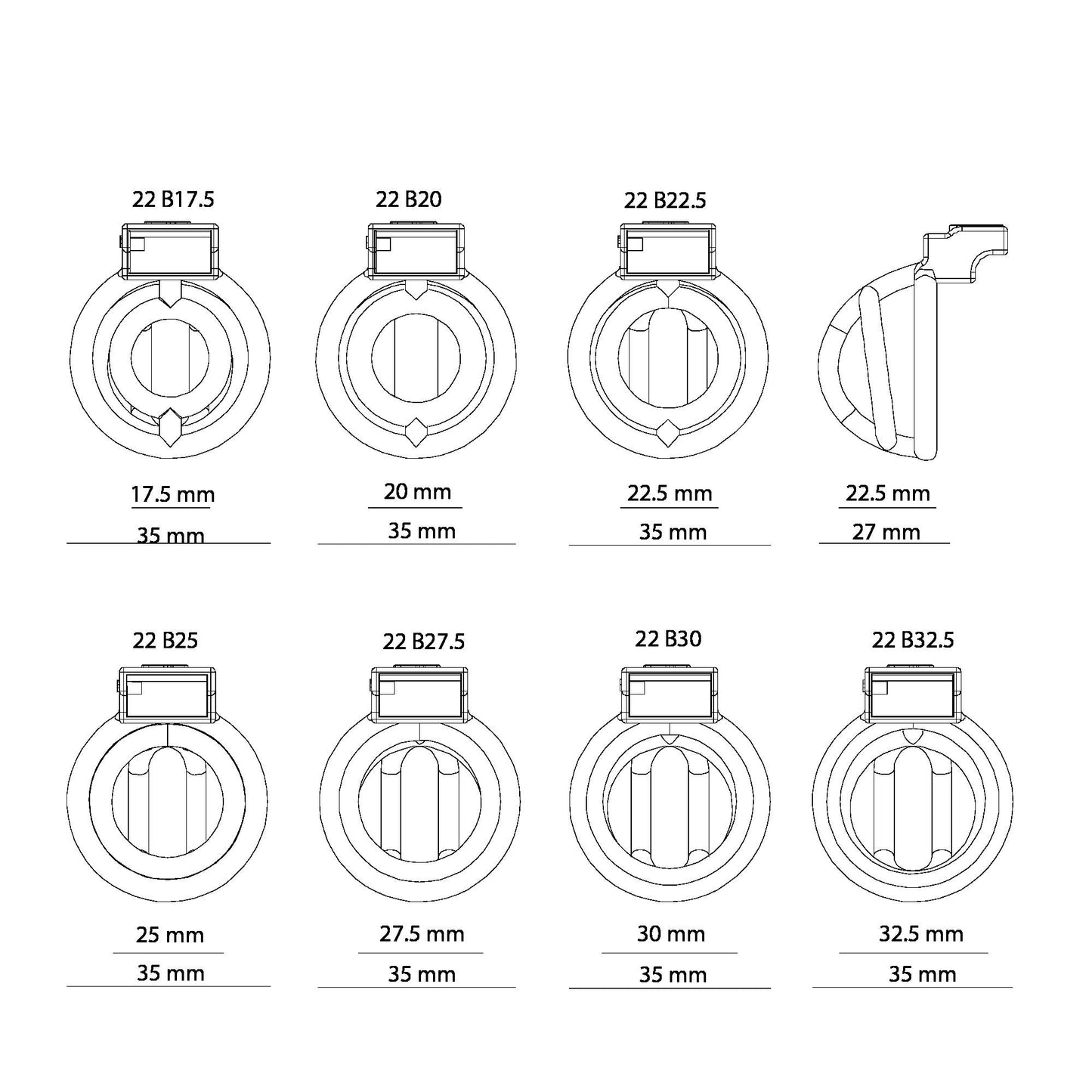 Alcatraz  Cage 22 B20  ( Cage Only ) Multicolored Customised Male Chastity