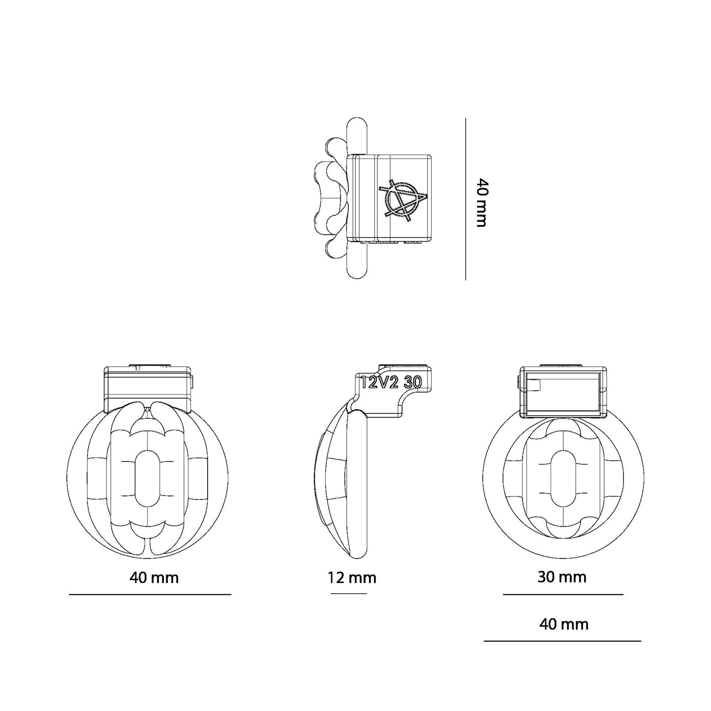 Alcatraz Cage 12 30 V2 ( Cage only ) Multicored Customised Male Chastity