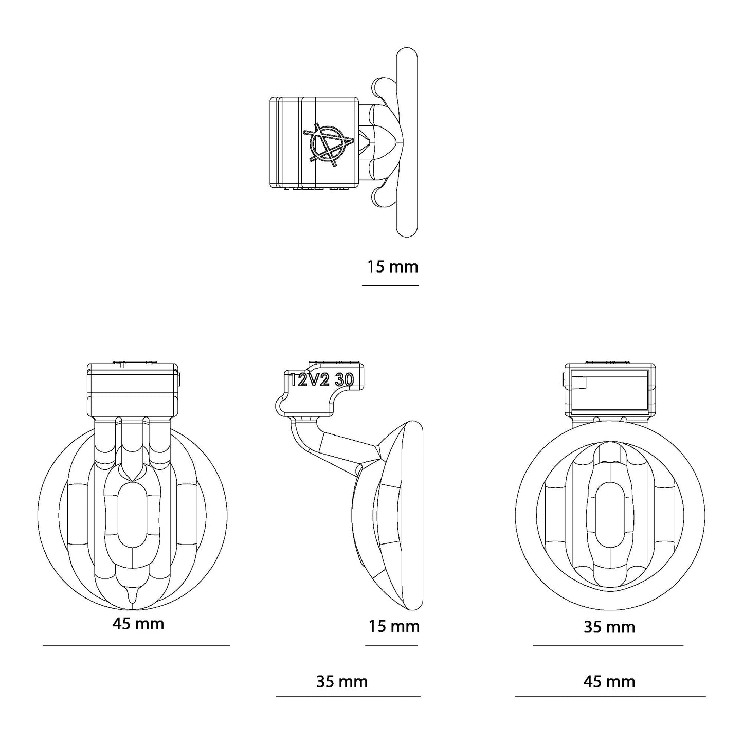 Alcatraz Inverted Cage 12 35 V2 -30 ( Cage only ) Multicored Customised Male Chastity