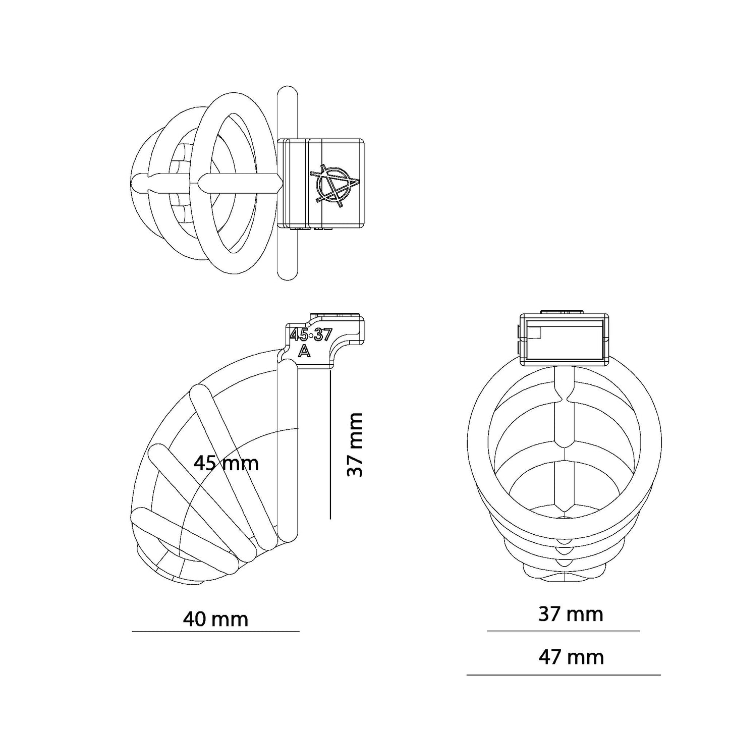 Alcatraz 45A 37  V2 ( Cage only )