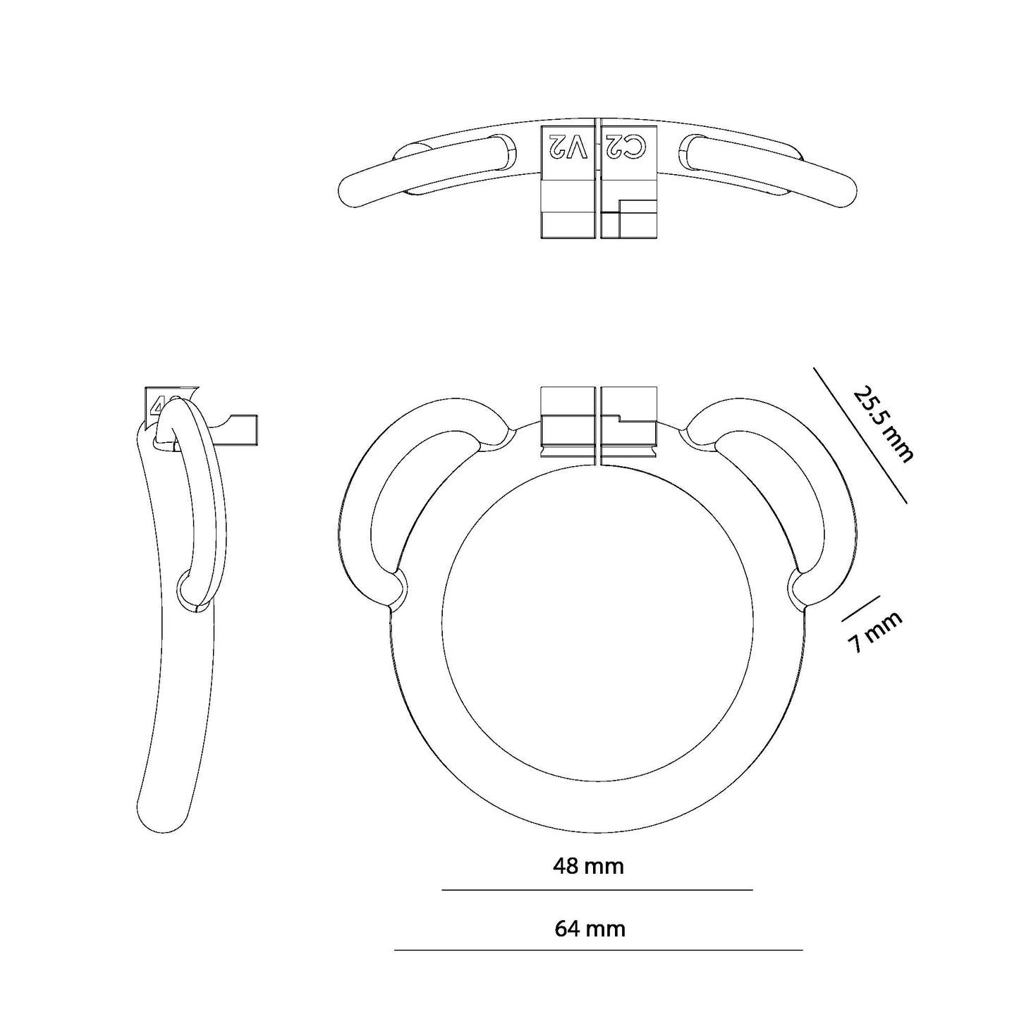 Ring 48 C2 V2 ( Ring only )