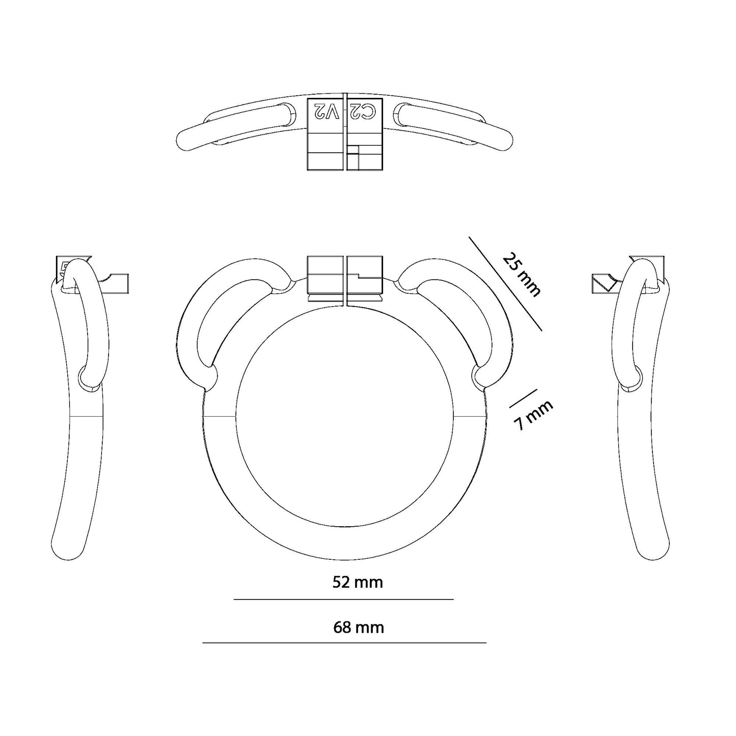 Ring 52 C2 V2 ( Ring only ).