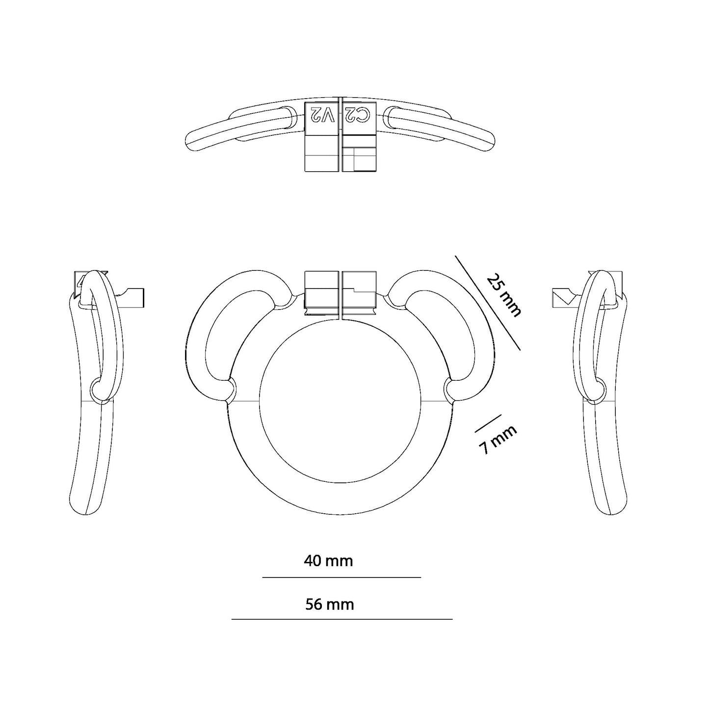 Ring 40 C2 V2 ( Ring only ).