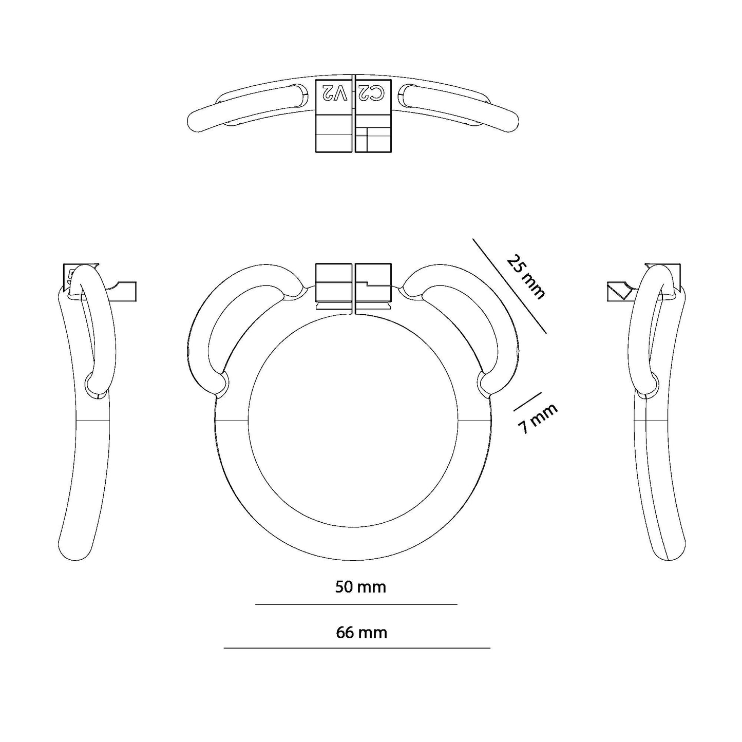 Ring 50 C2 V2 ( Ring only ).