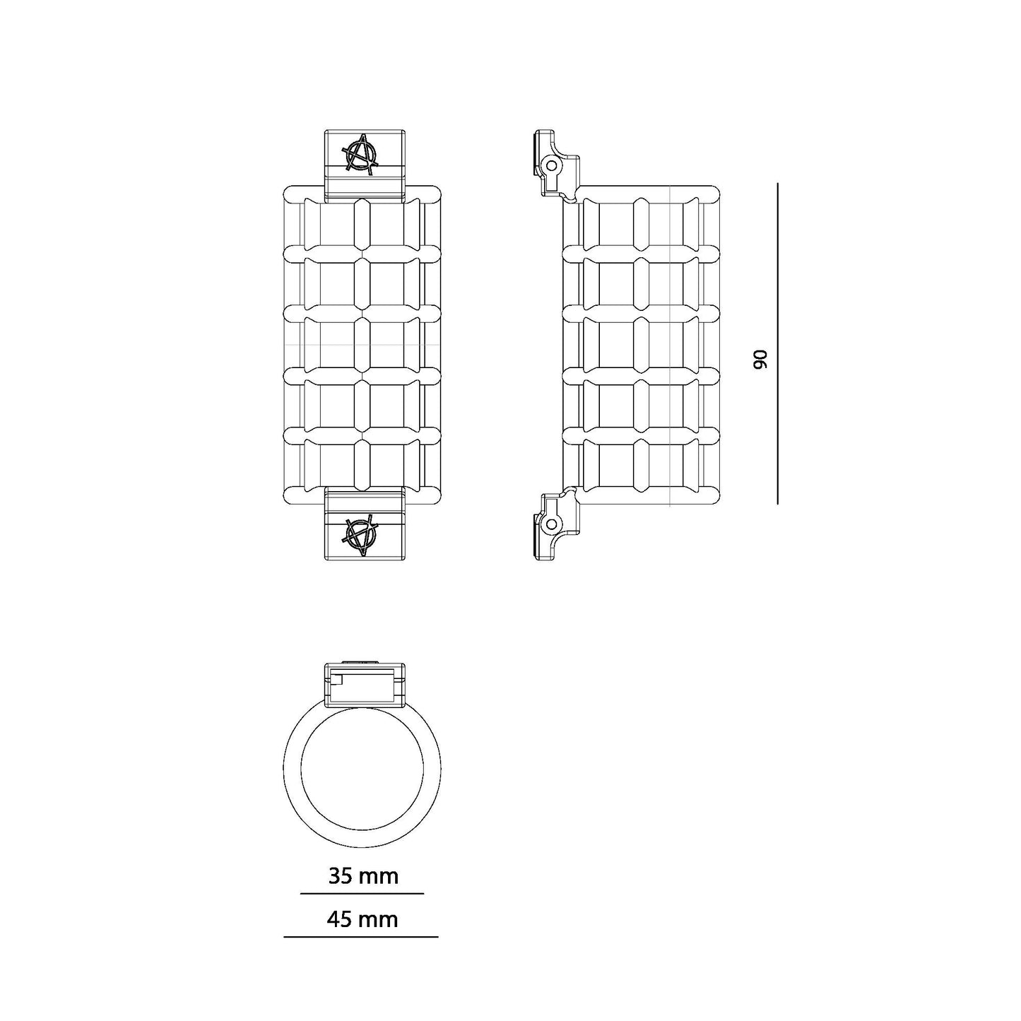 Alcatraz twin cage 90 35 ( cage only )