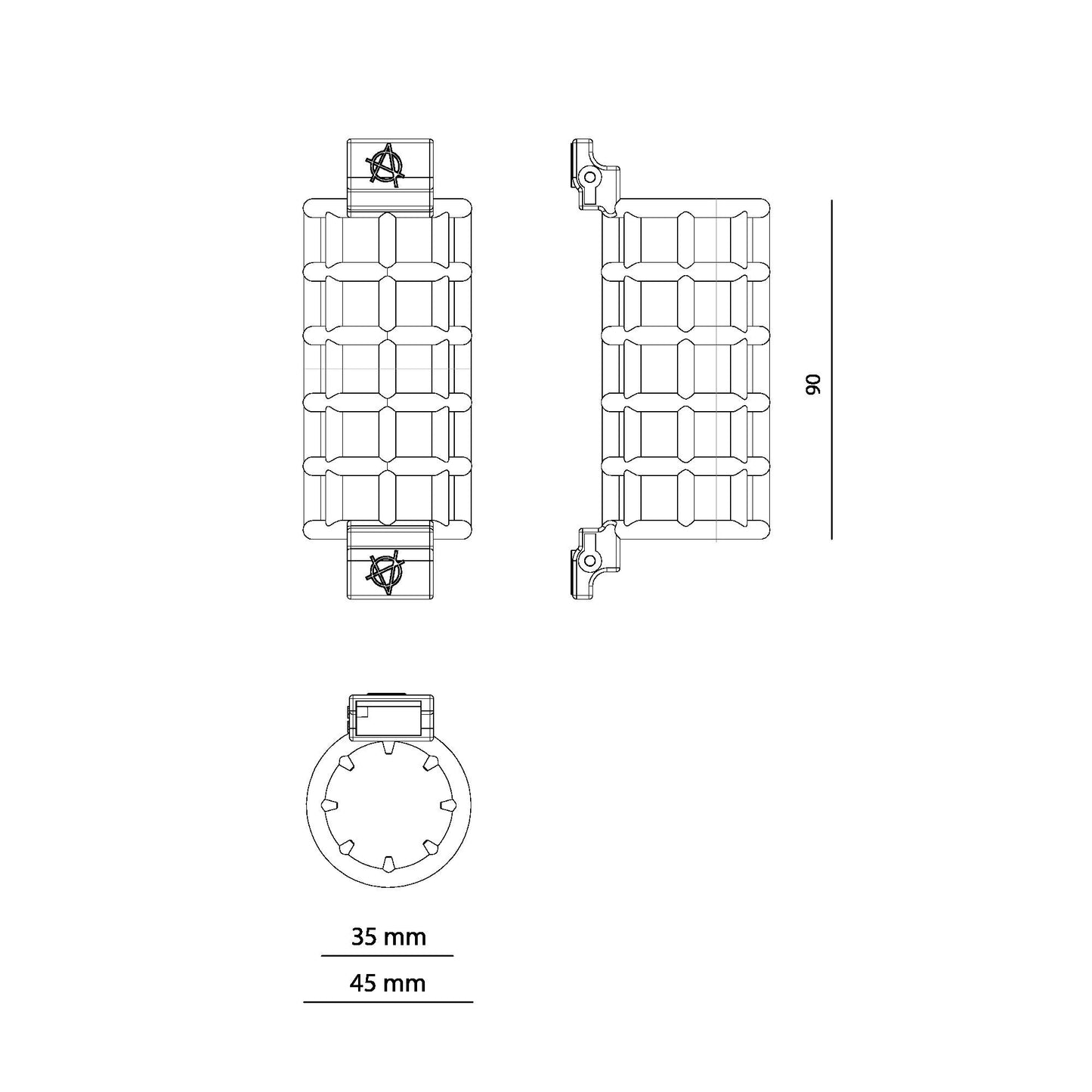 Shark Twin Cage 90 35 ( Cage only )